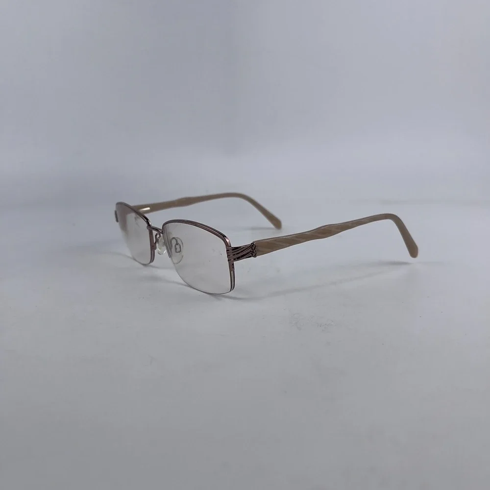 Sophia Loren's Zyloware 097 Women's Eyeglasses Frame Brown Half‎ Rim 54-17 mm